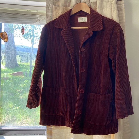 TOAST UK Organic Corduroy Jacket in Rust Size UK 8 / US S - Picture 2 of 7